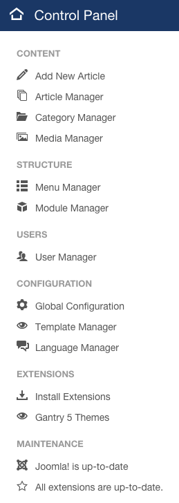 Método del Panel de Control